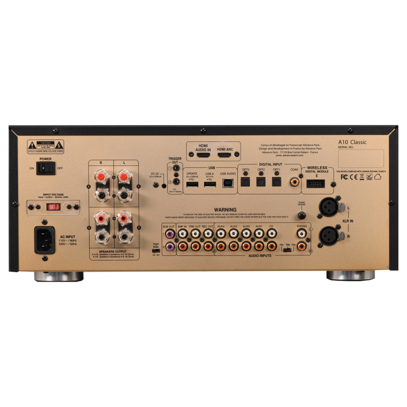 Advance Paris A10 Classic Amplificatore integrato stereofonico ibrido