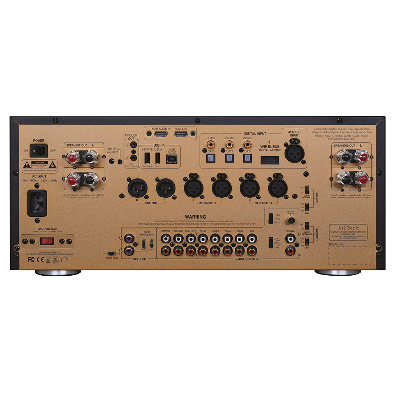 Advance Paris A12 Classic Amplificatore integrato stereofonico ibrido