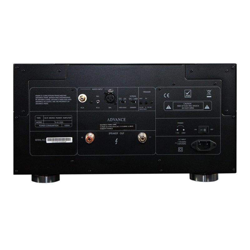 Advance Paris X-A1200 Amplificatore finale di potenza monofonico