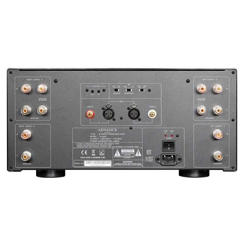 Advance Paris X-A600 Amplificatore finale di potenza stereofonico