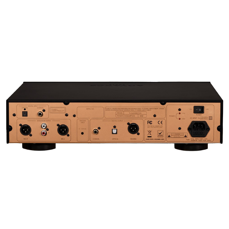 Advance Paris  X-CD1000 EVO Lettore CD con stadio d'uscita valvolare