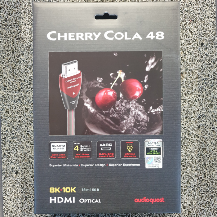 AudioQuest Cherry Cola 48 Optical HDMI 15m (Outlet)