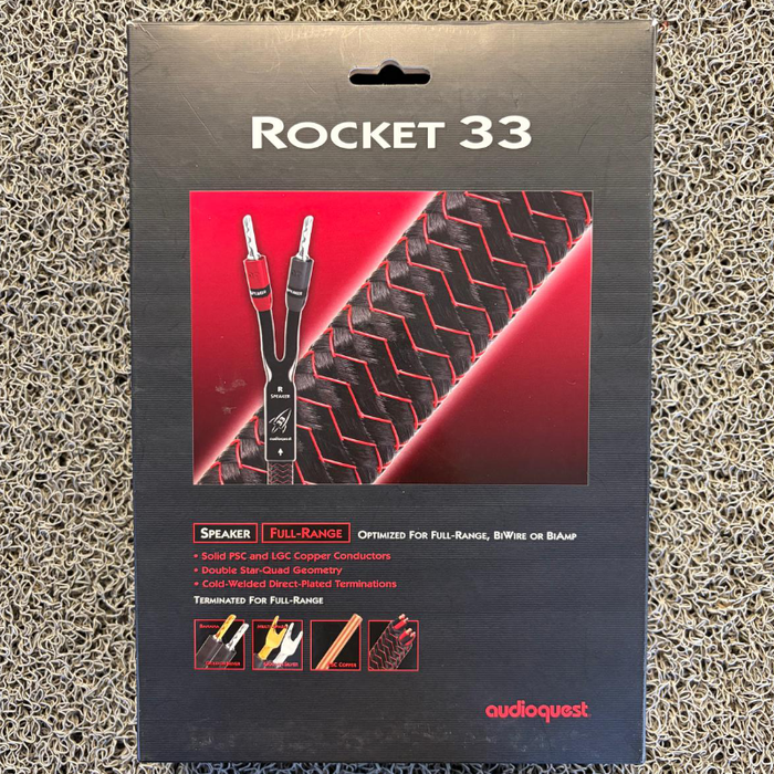 AudioQuest Rocket 33 Full-Range 2,5M Cavo per altoparlanti (Outlet)