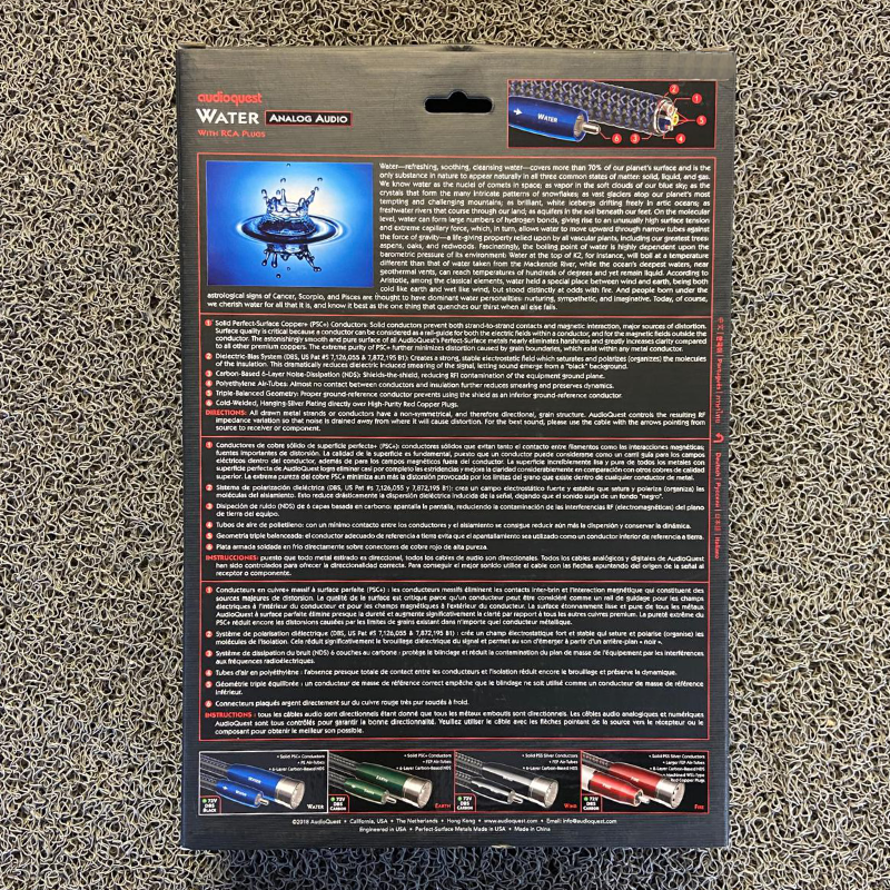 Audioquest Water 72V DBS Black RCA (Outlet)