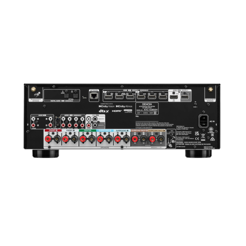 Denon AVC-X2850H Sintoamplificatore AV da 7.2 canali