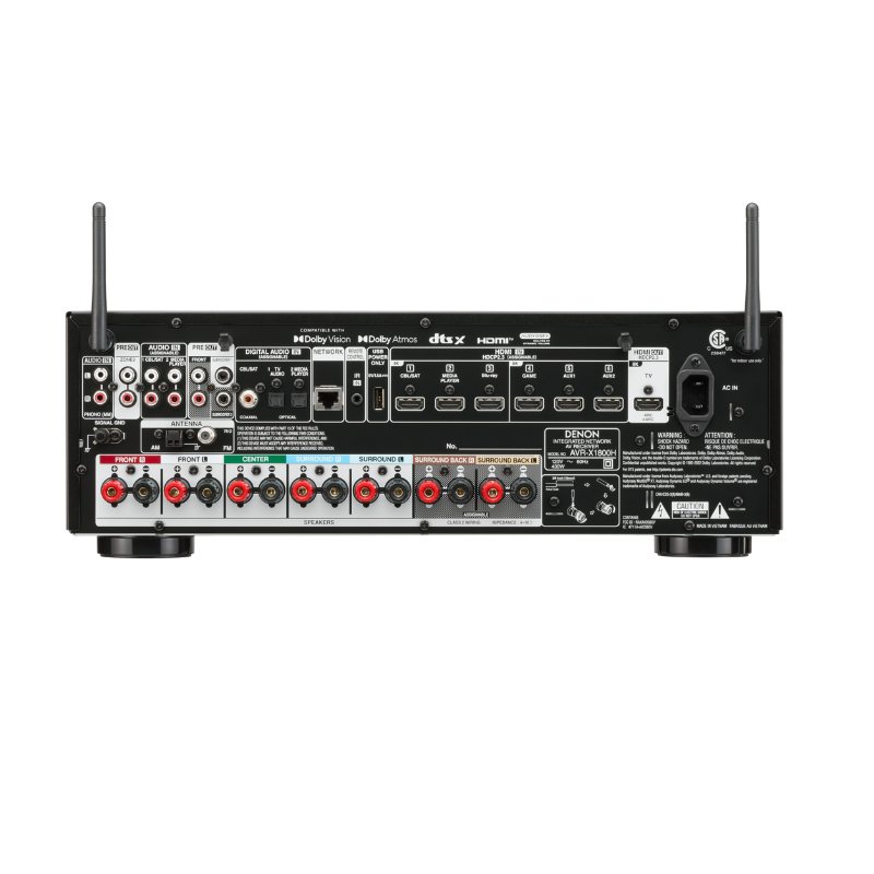 Denon AVR-X1800H DAB Sintoamplificatore AV 7.2 canali