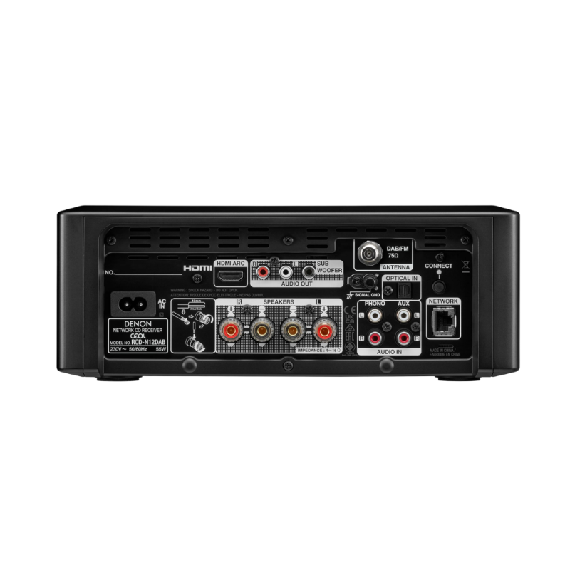 Denon RCD-N12 DAB Micro HiFi con CD, Streaming