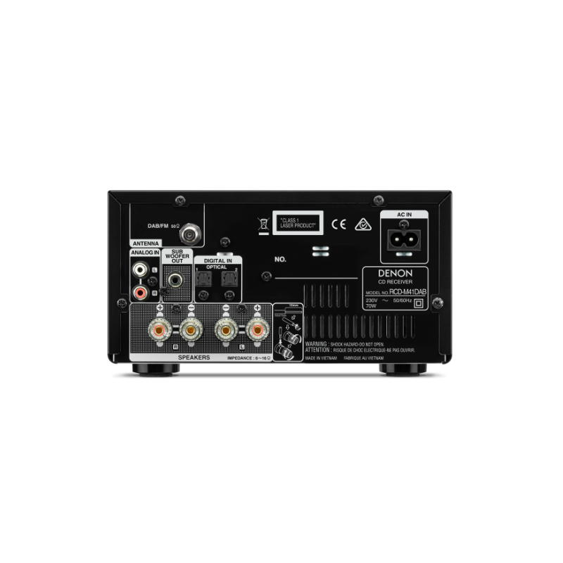 Denon RCD-M41DAB Micro HiFi con CD, Bluetooth e Radio