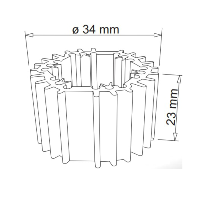EAT Cool Dampers T2151 Smorzatore termico per valvole