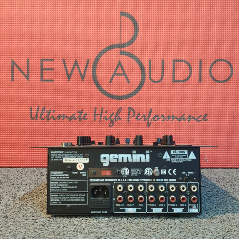 Gemini PS-626 PRO Mixer (USATO)