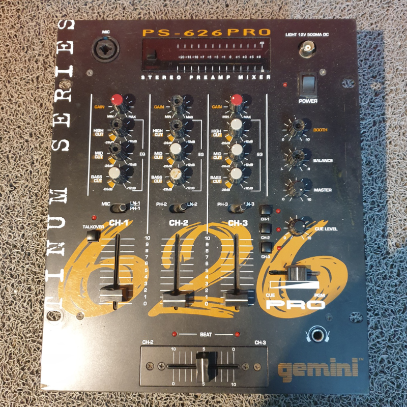 Gemini PS-626 PRO Mixer (USATO)