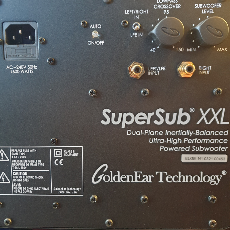 GoldenEar SuperSub XXL Subwoofer (USATO)