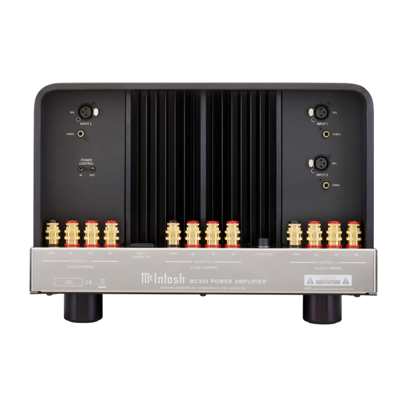 Mcintosh MC303 Finale AV 3 Canali (300W, 8 ohm)