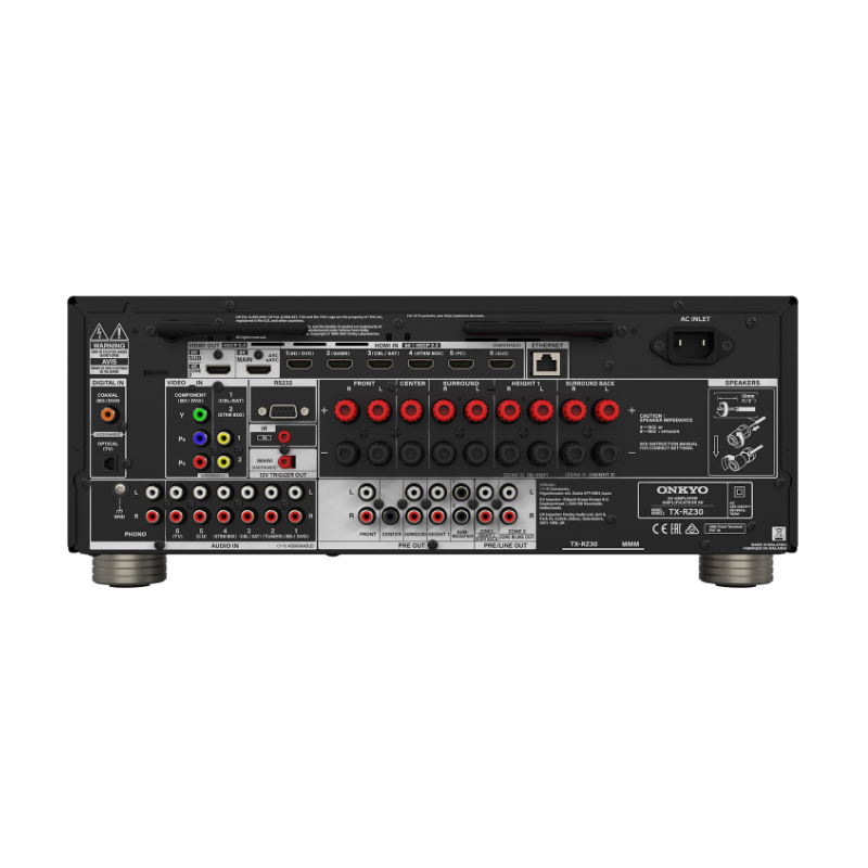 Onkyo TX-RZ30 Sintoamplificatore AV 9.2 canali