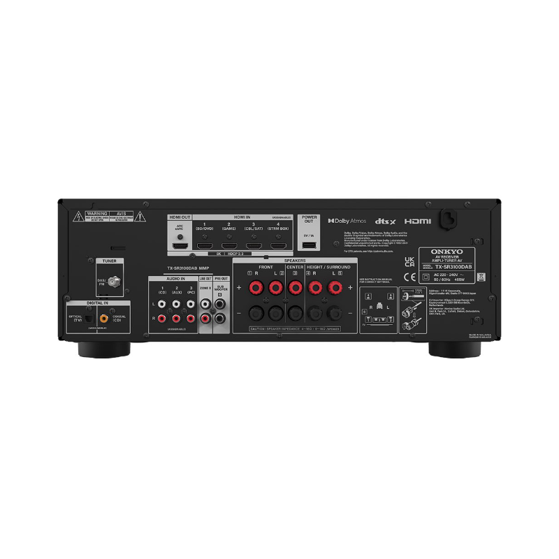 Onkyo TX-SR3100 Sintoamplificatore AV a 5.2 canali