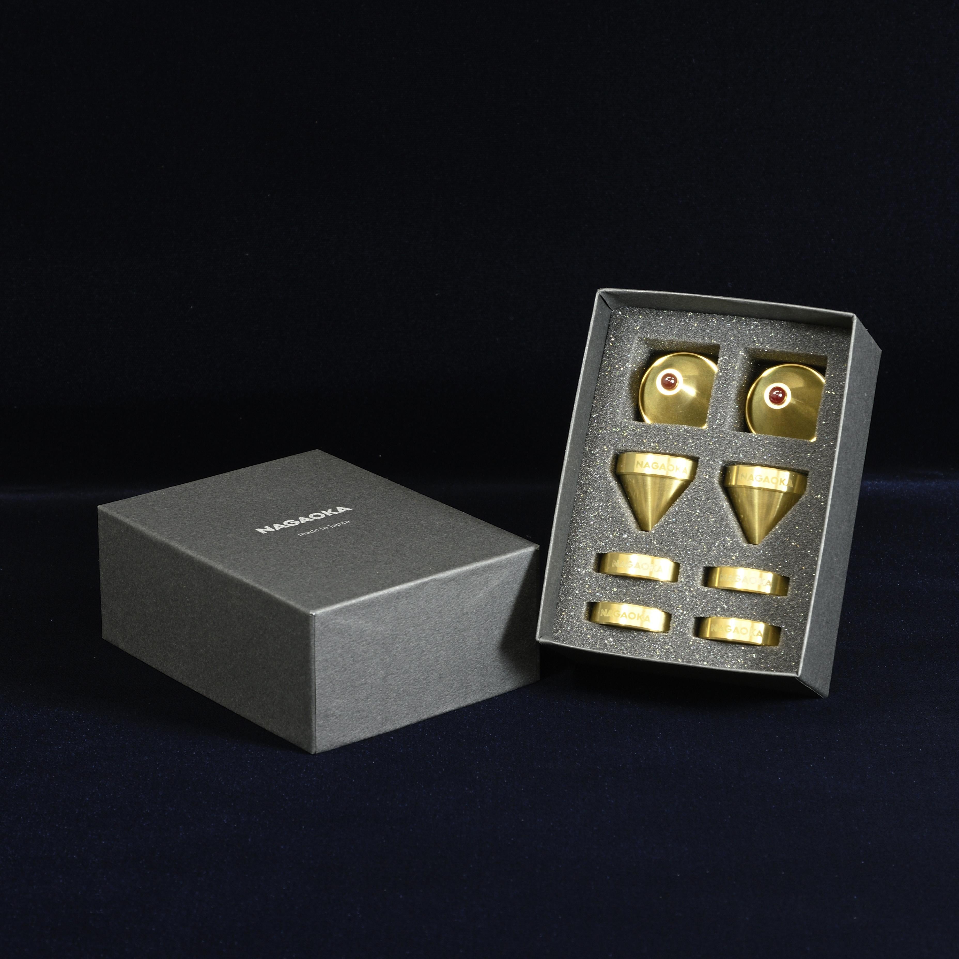 Nagaoka Spikes Isolanti Acustici per Giradischi (INS-SU 01 / BR-02)