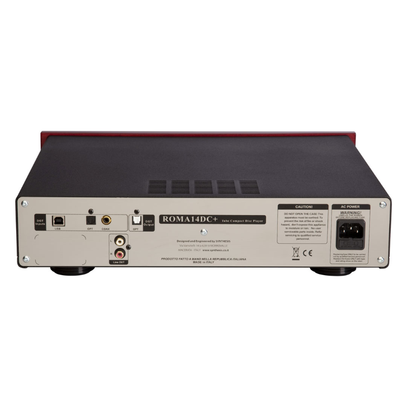 Synthesis Roma 14DC+ Lettore CD valvolare con ingressi digitali