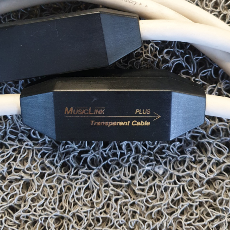 Transparent audio music link plus RCA 1 M (USATO)