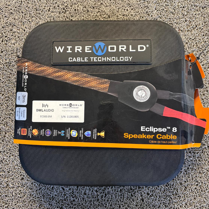 Wireworld Eclipse 8 Single-Wired 3 M Cavo per altoparlanti (Outlet)
