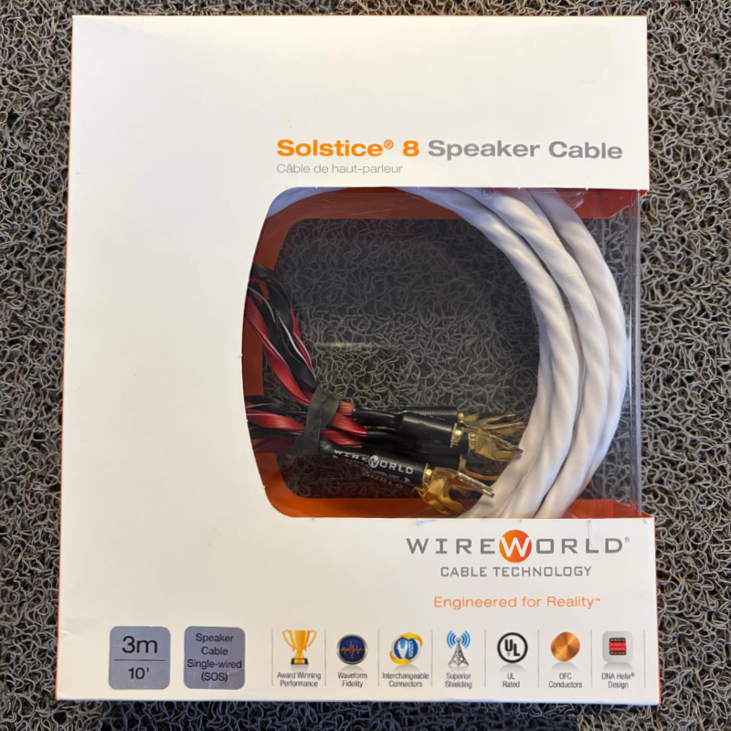 Wireworld Solstice 8 Single-Wired 3 M Cavo per altoparlanti (Outlet)