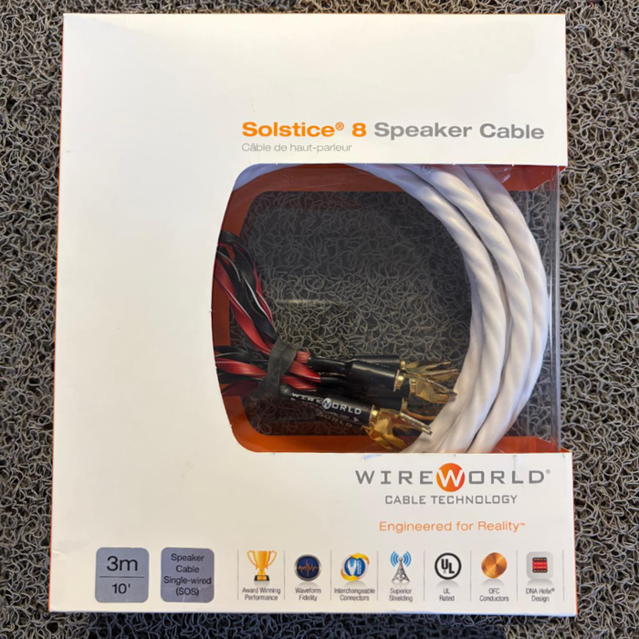 Wireworld Solstice 8 Single-Wired 3 M Cavo per altoparlanti (Outlet)