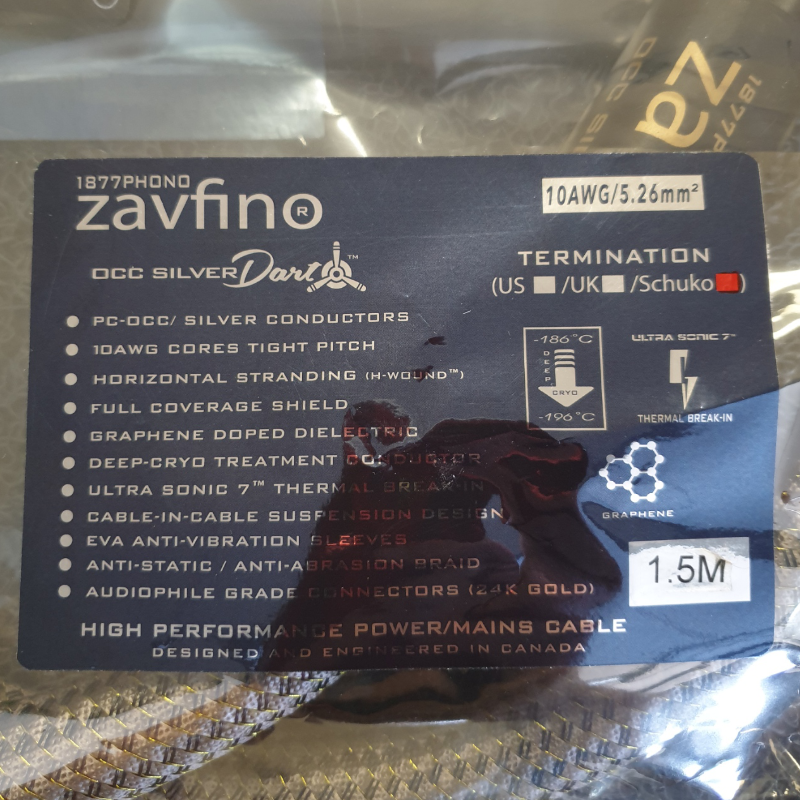 Zavfino 1877PHONO OCC Silver Dart (USATO)