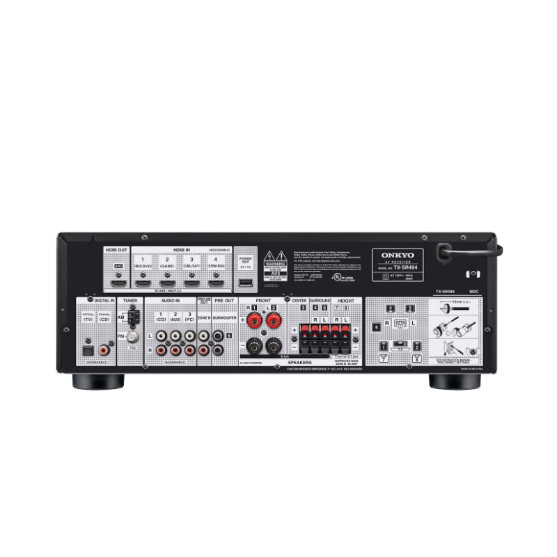 Onkyo TX-SR494 DAB Sintoamplificatore AV 7.2 canali