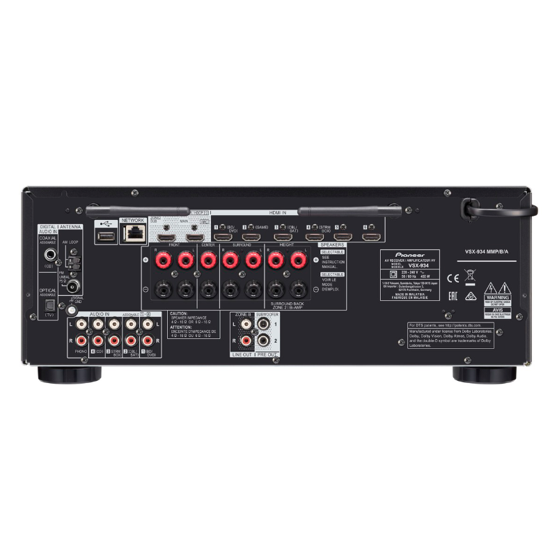 Pioneer VSX-934 Sintoamplificatore AV 7.2 Canali