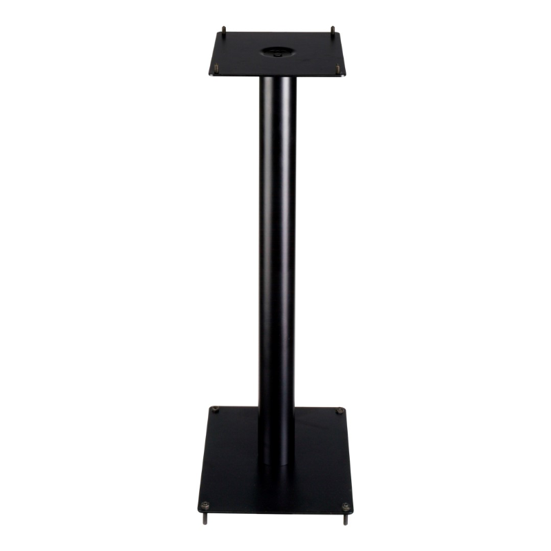 Stand metallico per diffusori da scaffale grandi: cablaggio interno e punte alla base